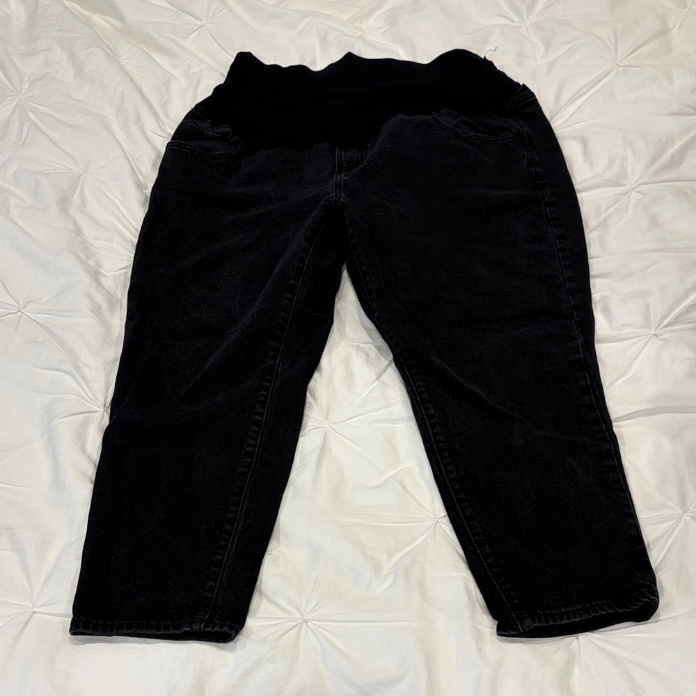 Women’s maternity straight leg Black Jeans